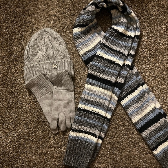 Michael Kors Accessories - Michael Kors Scarf, Hat and Matching gloves!